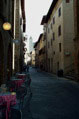 Rue frai&#770;che du matin a&#768; San Gimignano